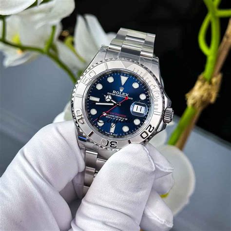 rolex yacht master blue and gold|Rolex Yacht-Master 40 prices.